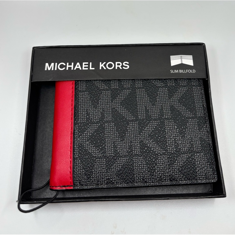 Michael Kors Black and Red Key Holder